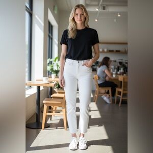 Agolde Sophia Crop High Rise skinny jeans